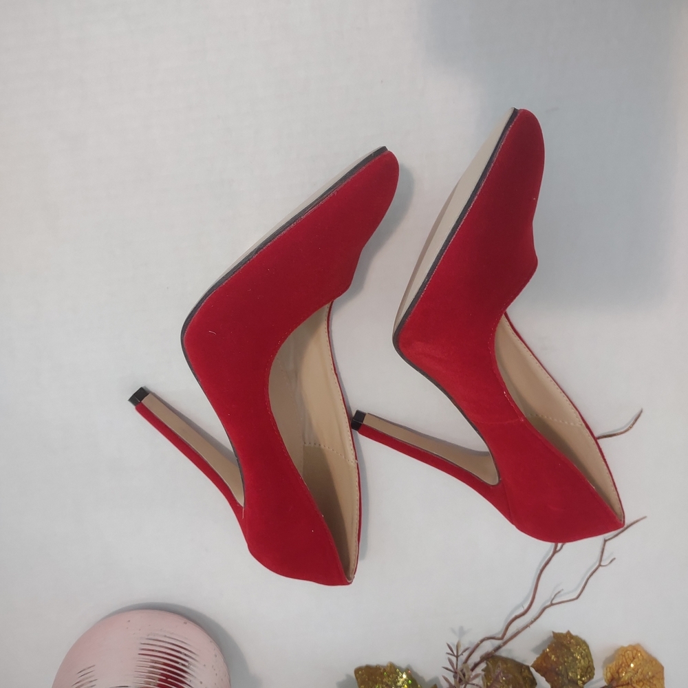 Elegant Red Women's Heels